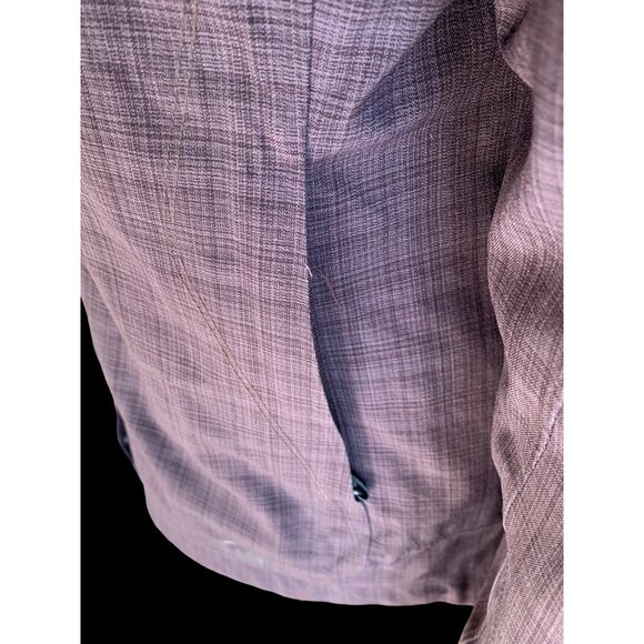 REI Lavender Purple Plaid Rain Jacket Detachable Hood Women's Size Small EUC - Picture 5 of 9